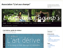 Tablet Screenshot of lartauxchamps.org